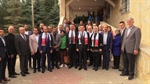 السفير مصطفى يستقبل رئيس الحزب الديمقراطي التركي ويعقدان مؤتمرا صحفيا مشتركا حول العدوان الإسرائيلي على قطاع غزة