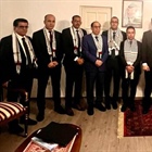 مجلس السفراء العرب في المجر يزور سفارة دولة فلسطين تعبيرا عن تضامنه مع الشعب الفلسطيني