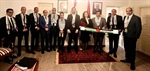 مجلس السفراء العرب في المجر يزور سفارة دولة فلسطين تعبيرا عن تضامنه مع الشعب الفلسطيني