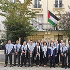 مجلس السفراء العرب في باريس يزور سفارة دولة فلسطين تضامنا مع الشعب الفلسطيني