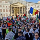 العاصمة الرومانية تشهد مظاهرة حاشدة تضامنا مع الشعب الفلسطيني ضد جرائم الحرب الإسرائيلية