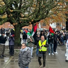 مسيرة حاشدة في أورهوس الدنماركية تضامناً مع الشعب الفلسطيني