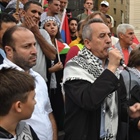 مسيرة حاشدة وسط العاصمة بلغراد دعما وتأييداً للشعب الفلسطيني الأعزل