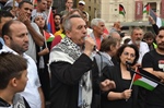 مسيرة حاشدة وسط العاصمة بلغراد دعما وتأييداً للشعب الفلسطيني الأعزل