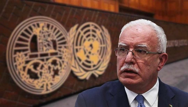 المالكي يسلم رد دولة فلسطين ومرافعتها المكتوبة الثانية لمحكمة العدل الدولية في لاهاي