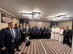 السفير حسين غنام يلتقي عددا من السفراء المعتمدين في تركمانستان ويضعهم بصورة اخر التطورات