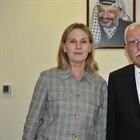 الوزير المالكي يطلع المبعوثة النرويجية لعملية السلام في الشرق الأوسط على اخر التطورات