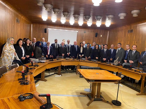 المالكي يلتقي سفراء المجموعة العربية لدى منظمة اليونسكو والسفراء العرب المعتمدين لدى فرنسا