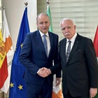 الوزير د. المالكي يلتقي نظيره الإيرلندي ويطالب بضرورة العمل الفاعل لوقف إطلاق النار وحماية المدنيين الفلسطينيين
