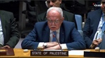 في اليوم الدولي للتضامن مع الشعب الفلسطيني، الوزير المالكي يُلقي كلمته في  اجتماع مجلس الأمن حول الشرق الأوسط وقضية فلسطين