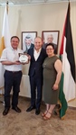 Palestinian Ambassador receives Cypriot Green Party President and emphasizes the depth of the Palestinian-Cypriot relations
