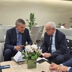 الوزير د.المالكي يلتقي السيد لازاريني مفوض عام الاونروا في جنيف