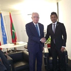 الوزير د. رياض المالكي يلتقي نائب رئيس جمهورية المالديف على هامش فعاليات إحياء الذكرى الخامسة والسبعون لإعلان حقوق الإنسان في جنيف