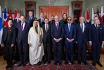 The Ministerial Committee assigned by the Joint Arab Islamic Extraordinary Summit held an official meeting with Foreign Ministers of Nordic and Benelux countries