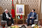 الوزير المالكي يلتقي نظيره المغربي على هامش اعمال منتدى التعاون العربي الروسي في مراكش