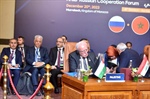 معالي وزير الخارجية والمغتربين د. رياض المالكي يلقي  كلمة دولة فلسطين في الدورة السادسة لمنتدى التعاون العربي الروسي20 ديسمبر 2023 مراكش، المملكة المغربية