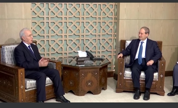 السفير الرفاعي يلتقي وزير الخارجية السوري