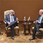 *الوزير المالكي يبحث مع رئيس وفد روسيا الاتحادية الخطوات العاجلة والضرورية للتوصل الى وقف فوري لاطلاق النار*