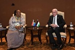 الوزير المالكي يبحث مع وزيرة خارجية جنوب افريقيا الجهود المشتركة على كافة المستويات لإنهاء حرب الإبادة ضد شعبنا