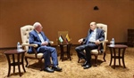 الوزير المالكي يلتقي نظيره الكولومبي ويطلعه على آخر التطورات