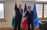 الوزير المالكي يبحث مع نظيره الفرنسي الجهود المبذولة لوقف إطلاق النار