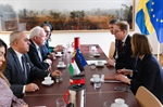 الوزير المالكي يلتقي نظيره السويدي على هامش اجتماع وزراء خارجية الاتحاد الأوروبي في بروكسل