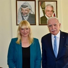 الوزير المالكي يبحث مع المفوضة الألمانية لحقوق الإنسان الوضع الإنساني الكارثي في قطاع غزة والتصعيدات في الضفة الغربية