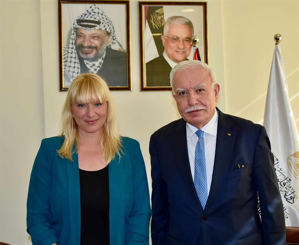 الوزير المالكي يبحث مع المفوضة الألمانية لحقوق الإنسان الوضع الإنساني الكارثي في قطاع غزة والتصعيدات في الضفة الغربية