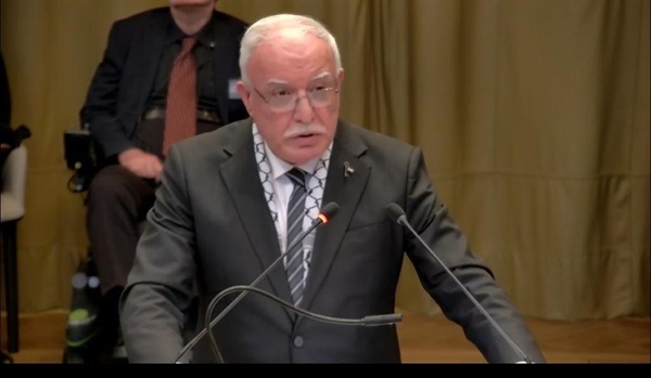 ORAL STATEMENT OF THE STATE OF PALESTINE 19 FEBRUARY 2024 by  H.E. Dr. Riad Malki