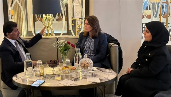 السفيرة المحيسن تلتقي الأمين العام لوزارة الخارجية القطرية خلال زيارته الرسمية الى السويد