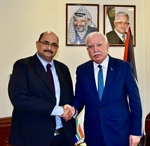 الوزير د.المالكي يلتقي سفير جمهورية جنوب أفريقيا المعتمد لدى دولة فلسطين