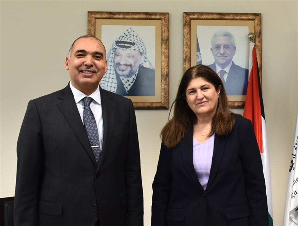 الوزيرة شاهين تبحث مع السفير المغربي سبل تعزيز العلاقات الثنائية وعقد اللجنة الوزارية المشتركة بين البلدين
