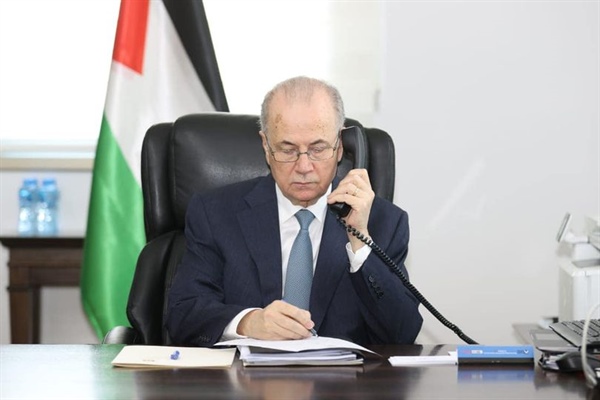 A phone conversation was held between the Prime Minister and Minister of Foreign Affairs & Expatriates Dr. Mohammad Mustafa and the Minister of Europe & Foreign Affairs of France
