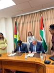 التوقيع على ٤ اتفاقيات تعاون بين دولة فلسطين وغوايانا