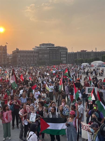 احياء الذكرى 76 للنكبة في المكسيك