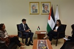 Minister Shahin Meets with the EU representative to Palestine to Discuss Current Developments