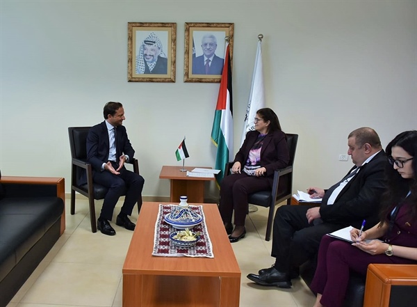 Minister Shahin Urges Italy to Reinstate Funding for UNRWA