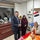 السفير الرويضي يعود جرحى ومرضى قطاع غزة في بغداد