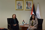 الوزيرة شاهين تبحث مع القنصل البريطاني العام آخر التطورات
