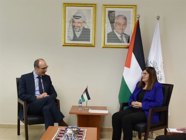 الوزيرة شاهين تثمن الموقف البلجيكي الداعم للقضية الفلسطينية وتؤكد على أهمية الاعتراف بدولة فلسطين