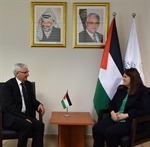 Minister Shahin bids farewell to the Turkish Consul General on the occasion of his end of tenure