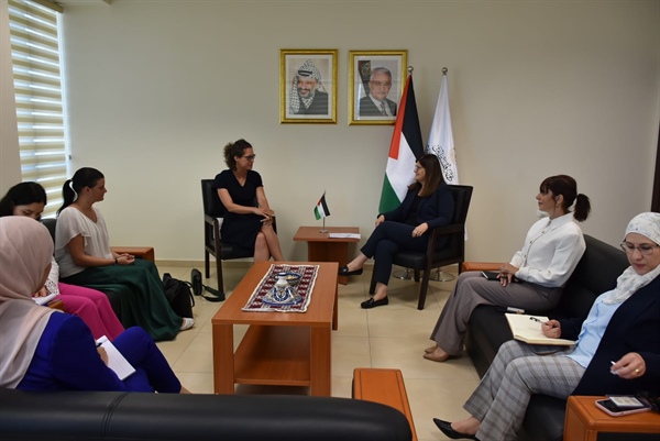 Minister Shahin Bids Farewell to the Hungarian Ambassador to Palestine on the Occasion of Completing Her Official Duties