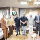 الرويضي يبحث مع رئيس وأعضاء الاتحاد العام لنقابات العمال في العراق سبل تعزيز التعاون