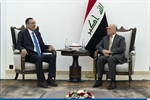 الرويضي يسلم رسالة خطية من رئيس الوزراء إلى وزير الخارجية العراقي