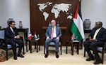 مصطفى يبحث مع وزيري خارجية بريطانيا وفرنسا دفع الجهود لوقف الحرب على قطاع غزة والتصعيد في الضفة