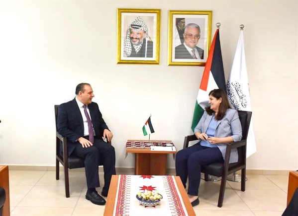 الوزيرة شاهين تثمن مواقف المملكة الأردنية الهاشمية الداعمة لحقوق شعبنا على المستويات كافة