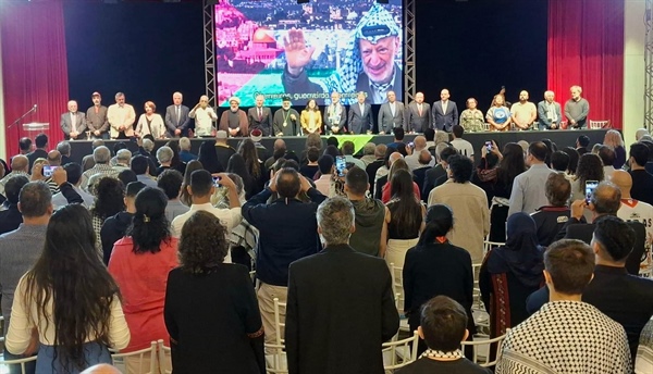 افتتاح المؤتمر الحادي عشر لاتحاد المؤسسات العربية الفلسطينية في البرازيل