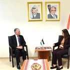الوزيرة شاهين تودع السفير البرازيلي بمناسبة انتهاء مهامه لدى دولة فلسطين