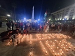 وقفة تضامنية في الأرجنتين لمناسبة مرور عام على بدء العدوان على قطاع غزة