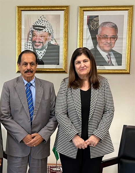الوزيرة د. شاهين تبحث مع السفير السريلانكي آفاق تطوير التعاون المشترك